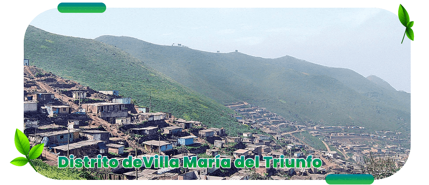 Distrito de villa Maria del Triunfo reciclaje y donaciones