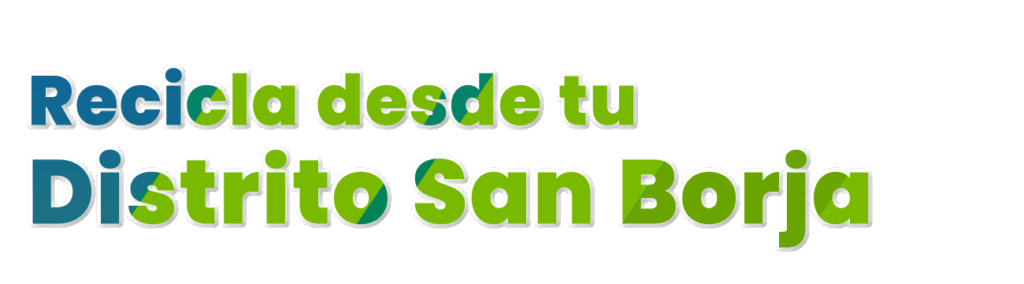 Reciclaje y donaciones en San Borja