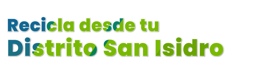 Reciclaje donaciones San Isidro